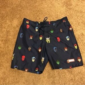 Mens Marvel Swim Trunks